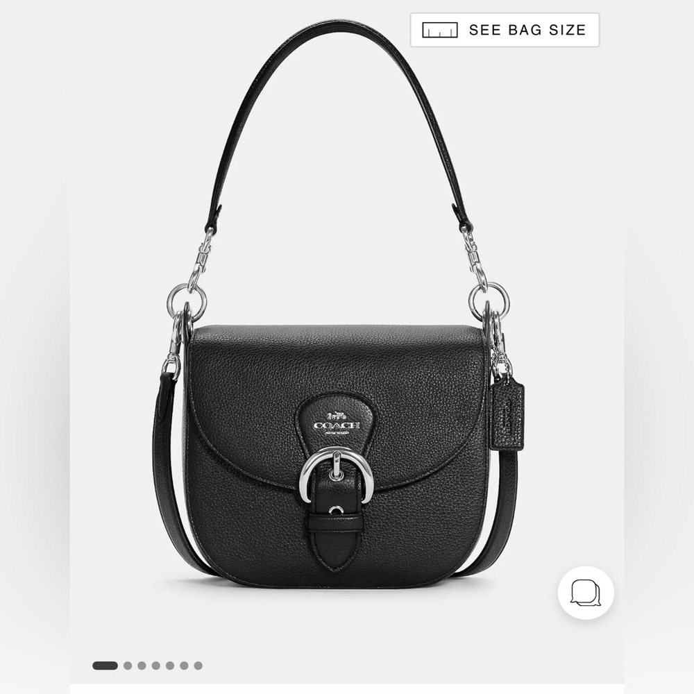 Coach bag - Kleo Shoulder Bag, black